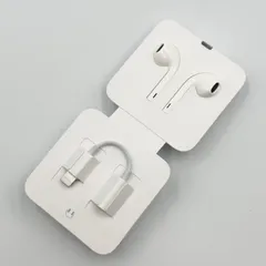 Apple アップル 純正 有線イヤホン&変換アダプターセット【24時間以内発送･未使用品✨️】