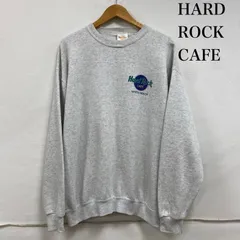 ヴィンテージ HARD ROCK CAFE ハードロックカフェ 両面プリント クルーネック スウェット メンズ L ISItems【USED】【古着】【中古】50129558