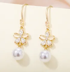 ピアス アクセサリー パール ゴールド ウエディング レディース 結婚式