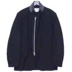 SACAI スーティングジャケット サイズ2 ブラック SCM-209