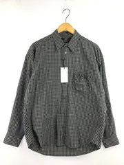 【中古美品】 REFOMED リフォメッド RESH-027 WRIST PATCH SLOUCH SHIRT リストパッチ スラウチシャツ チェックシャツ 長袖シャツ 【140-260405-na-09-tag】