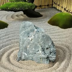 【引き取り限定】高級 庭石 青石 景石 横幅100cm超 日本庭園 造園 愛知県 引き取り限定】高級 庭石 青石 景石 横幅100cm超 日本庭園 造園 愛知県