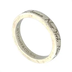 ティファニー Tiffany&Co. ノーツ ナロー リング 指輪 約6号 SV925 2.5g シルバー【中古】