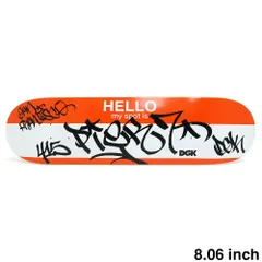 DGK DECK ディージーケー デッキ TEAM HELLO MY SPOT IS PIER 7 8.06　スケートボード スケボーのサムネイル