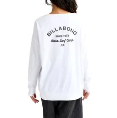 2026春夏 新品【BILLABONG/ビラボン】【水陸両用】MORFY LOGO BOAT NECK ラッシュガード ロンT WHT レディース BG013856