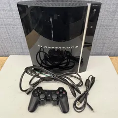 ジャンク SONY ソニー Playstation3 PS3 CECHL00 NTSC ブラック コントローラー コード付き セット