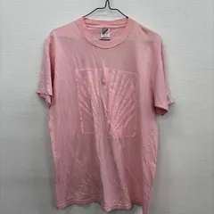 Y158 JERZEES L ピンク ヴィンテージT 90's プリントT クルーネック 半袖 Tシャツ 古着卸 アメリカ仕入