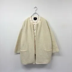 ichi イチ x Taion タイオン 体温 2way ニット カーディガン ベスト 羽織 クリーム 系 サイズ L 804-0030のサムネイル
