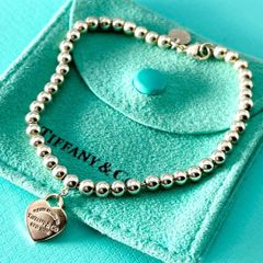 ⑥Tiffany & Co. リターントゥ ハート パールブレスレット切れ有り