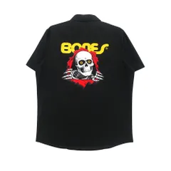 POWELL PERALTA SHORT SLEEVE SHIRTS パウエルペラルタ 半袖シャツ RIPPER WORK BLACK　スケートボード スケボーのサムネイル