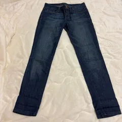 美シルエット✨ Banana Republic デニムパンツ 25 ストレッチ 細見え ブルー レディース