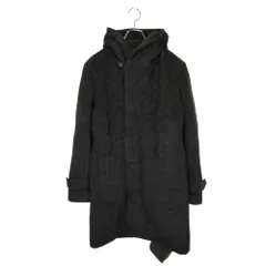 AKM エーケーエム ALPACA SHAGGY WRAP ROPE COAT フーデッド ロープコート C051 WNL024 L グレー メンズのサムネイル