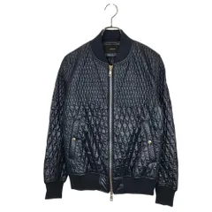 AKM エーケーエム 18AW GRADATION DIA-BOMBER キルティング ボンバージャケット ブルゾン B306 NYL027 M ネイビー メンズのサムネイル