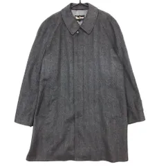 Wind Armor ウインドアーマー カシミヤ 100％ ヘリンボーン ステンカラー コート Cashmere ジャケット 3L グレー メンズ 【中古】