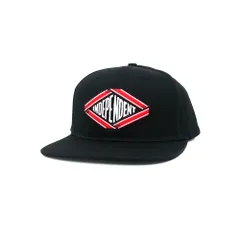 INDEPENDENT CAP インディペンデント キャップ SCROLL 2 SNAPBACK BLACKのサムネイル
