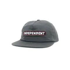 INDEPENDENT CAP インディペンデント キャップ BAR LOGO SNAPBACK CHARCOALのサムネイル
