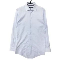 BLACK LABEL CRESTBRIDGE ブラックレーベル クレストブリッジ シャドーストライプ シャツ 長袖 38/S ライトブルー メンズ 【中古】