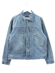 ユニクロ UNIQLO デニムトラッカージャケット L 64 BLUE ジージャン 上着 アウター