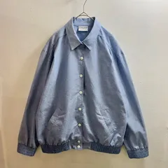USA製 90s アメリカ ヴィンテージ ジャケット ドリズラー スイングトップ ブルゾン サックスブルー Oxford シャツ ジャケット made in USA ブルゾン トラッド Vintage 80s 希少 レア 美形状 G613