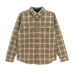 INDEPENDENT LONG SLEEVE インディペンデント 長袖シャツ BELMONT FLANNEL SHIRTS BROWN/TAN　スケートボード スケボーのサムネイル