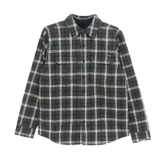 INDEPENDENT LONG SLEEVE インディペンデント 長袖シャツ BELMONT FLANNEL SHIRTS BLACK/WHITE　スケートボード スケボーのサムネイル