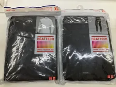 【未使用品】ユニクロ  ヒートテック クルーネックT (九分袖)、ヒートテックタイツ  XLサイズ MEN