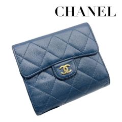 CHANEL デニム 三つ折り財布 ココマーク - メルカリ