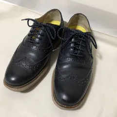 D891　コールハーン　COLE HAAN　ネイビー　レザーシューズ　ビジネスシューズ　8M