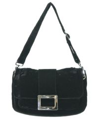 極美品‼︎ ◇ROGER VIVIER◇ チェーンショルダー/パテント/BLACK 
