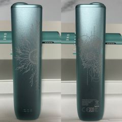 iQOS ILUMA ONE イルマワン レーザー加工 鯉 滝登り 水墨画 黒 - メルカリ