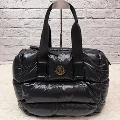 MONCLER モンクレール H209B5D00005 M2176 CARADOC ナイロン キルティング ダウン ハンドバッグ ショルダー トート ブラック系 DM4211 B-009のサムネイル
