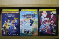 DVD シンデレラ 3本セット ディズニー ※ケース無し発送 レンタル落ち ZU2081