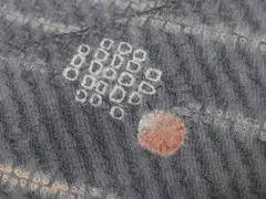 平和屋着物■上質な小紋　絞り　斜線丸文　正絹　逸品　CABE3473ev