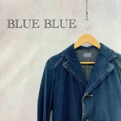 BLUE BLUE デニム カバーオール デニム ジャケット アウター 1 インディゴ  メンズ ファッション _201023