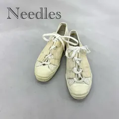 Needles ローカット スニーカー NQ15A1 シューズ 8.5 ホワイト 26.5cm相当 メンズ 靴 _201068のサムネイル