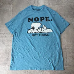 O-1158 キャラクター PEANUTS Snoopy スヌーピー グラフィックプリントTシャツ サイズM