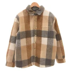 キスニューヨークシティ KITH NYC 22年 シェリダンシャツジャケット ブルゾン 裏地ボア チェック XL マルチカラー /FFのサムネイル