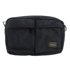 ポーター PORTER 吉田カバン TANKER スリングバッグ ショルダーバッグ 斜め掛け クロスボディ ロゴ 紺 ネイビー /FF