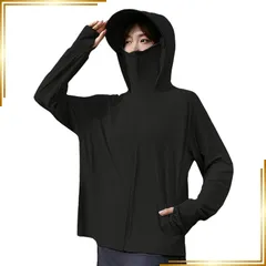 【新品】 [AOY] ラッシュガード レディース 【ひんやり×UV対策♪軽やかな着心地・9色展開】 ラッシュガード UVカット 日焼け防止 接触冷感 涼しい 通気性 パーカー フード付き 軽量 速乾 紫外線対策 日焼け対策 夏 アウトドア 海 通勤 通学  0