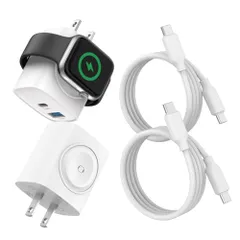 for アップルウォッチ 充電器 2個セット 3in1 Apple watch 充 電器 type-c 20W PD3.0 USB 急速充 電 器 タイプc ケーブル付 apple watch SE/11/10/9/8/7/6/ultra i eeee52c1