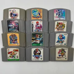 Nintendo ニンテンドウ64 ソフトセット まとめ12本 パワプロ6 スーパー マリオ カート パーティ 風来のシレン2 スターフォックス 他