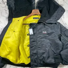 ✨新品✨(L) N-2B FULL-BK フライトジャケット 黒 レモン刺繍