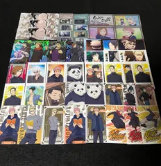 呪術廻戦 グッズ まとめ売り ブロマイド ポストカード 色紙 缶バッジ など