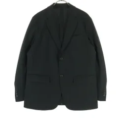 美品 UNIQLO ユニクロ 長袖 テーラードジャケット M ブラック メンズ 古着