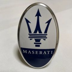 純正品】マセラティ フロントグリル用 オーバル エンブレム - メルカリ