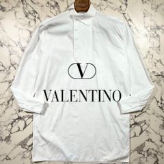 タグ付本物確認可】定価18万VALENTINOロゴ総柄 シャツ 46 半袖 - メルカリ