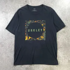 OAKLEY オークリー ロゴプリントTシャツ メンズL 古着 黒