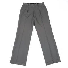 ジャンポールゴルチエ クラシックJean Paul GAULTIER CLASSIQUE ウールポリ裾ダブルパンツ グレー48のサムネイル