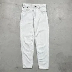 90年代 USA製 Levi's リーバイス 550 0276 カラーデニムパンツ テーパード メンズW32 古着 90s ヴィンテージ VINTAGE アメカジ ライトグレーホワイト