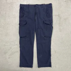 90年代 Polo by Ralph Lauren ポロバイラルフローレン MODERN FIT ミリタリーカーゴパンツ メンズW38 古着 90s ヴィンテージ VINTAGE フェードネイビー 紺色